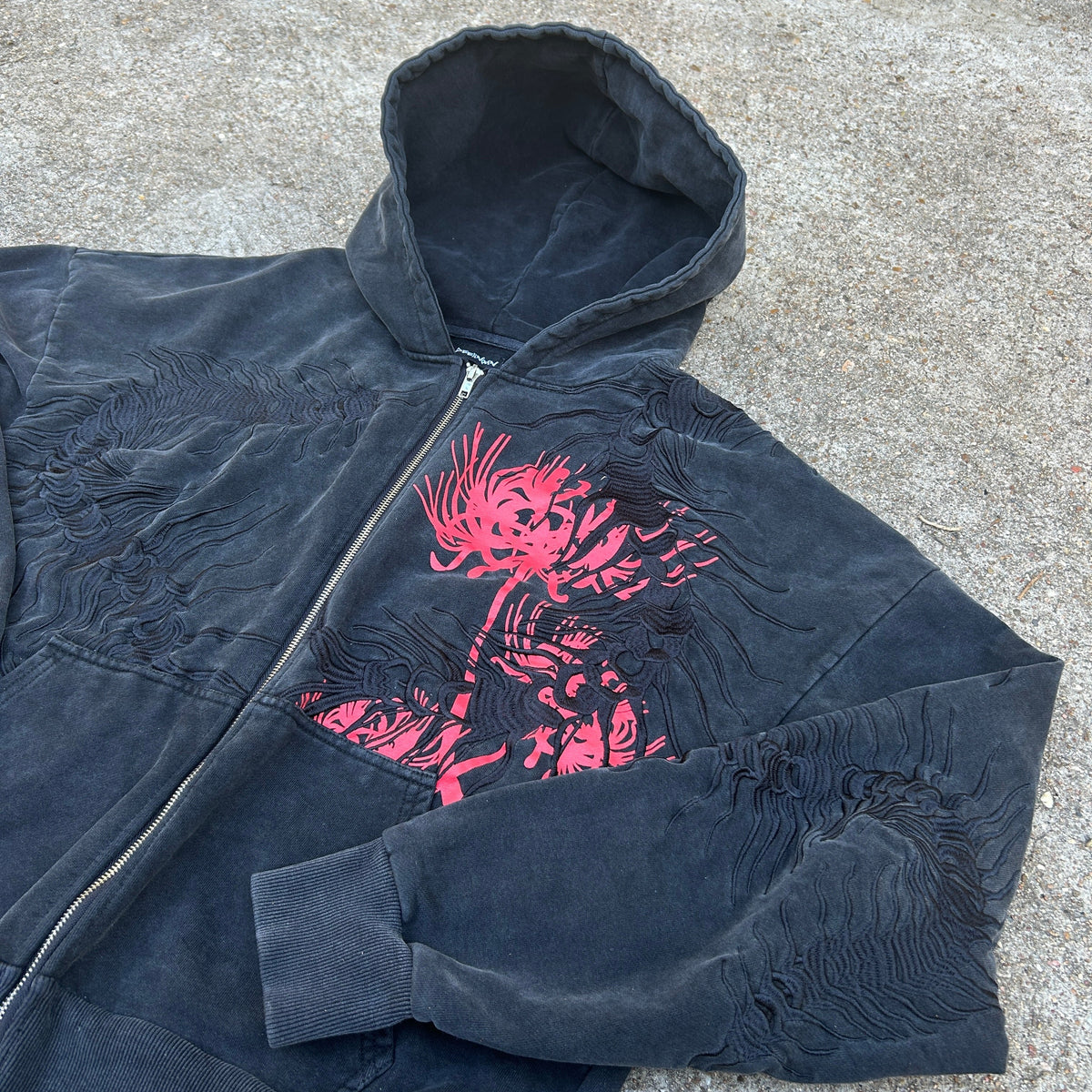 Oversized Centipede Zip Up