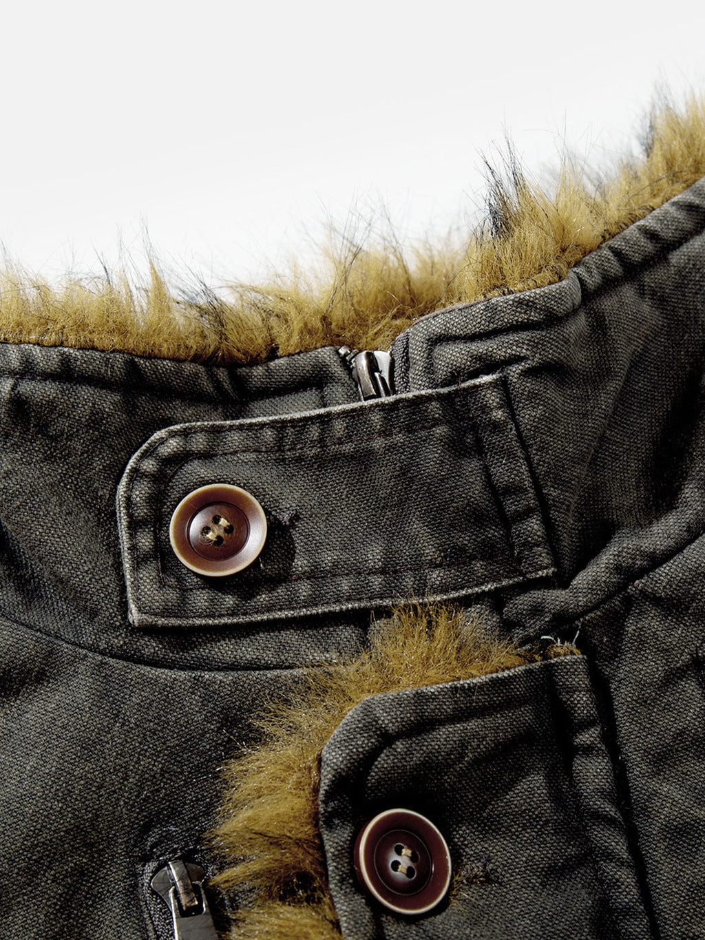 Aelfric Eden Washed Faux Fur Coat