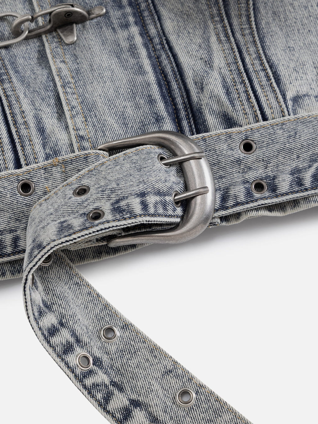 Aelfric Eden Super Boxy Fireman Clasp Denim Vest