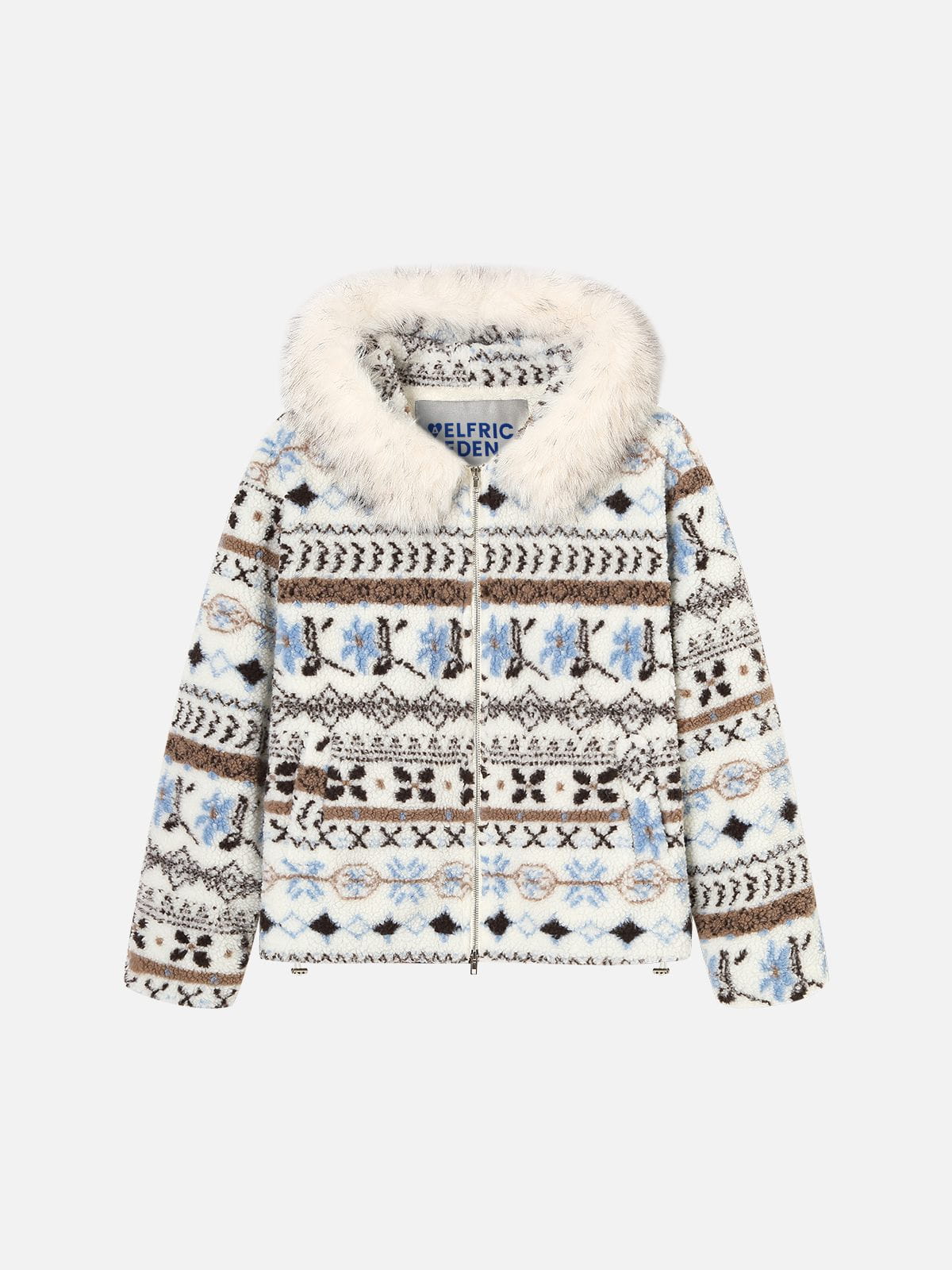 Aelfric Eden Fair Isle Fleece Coat