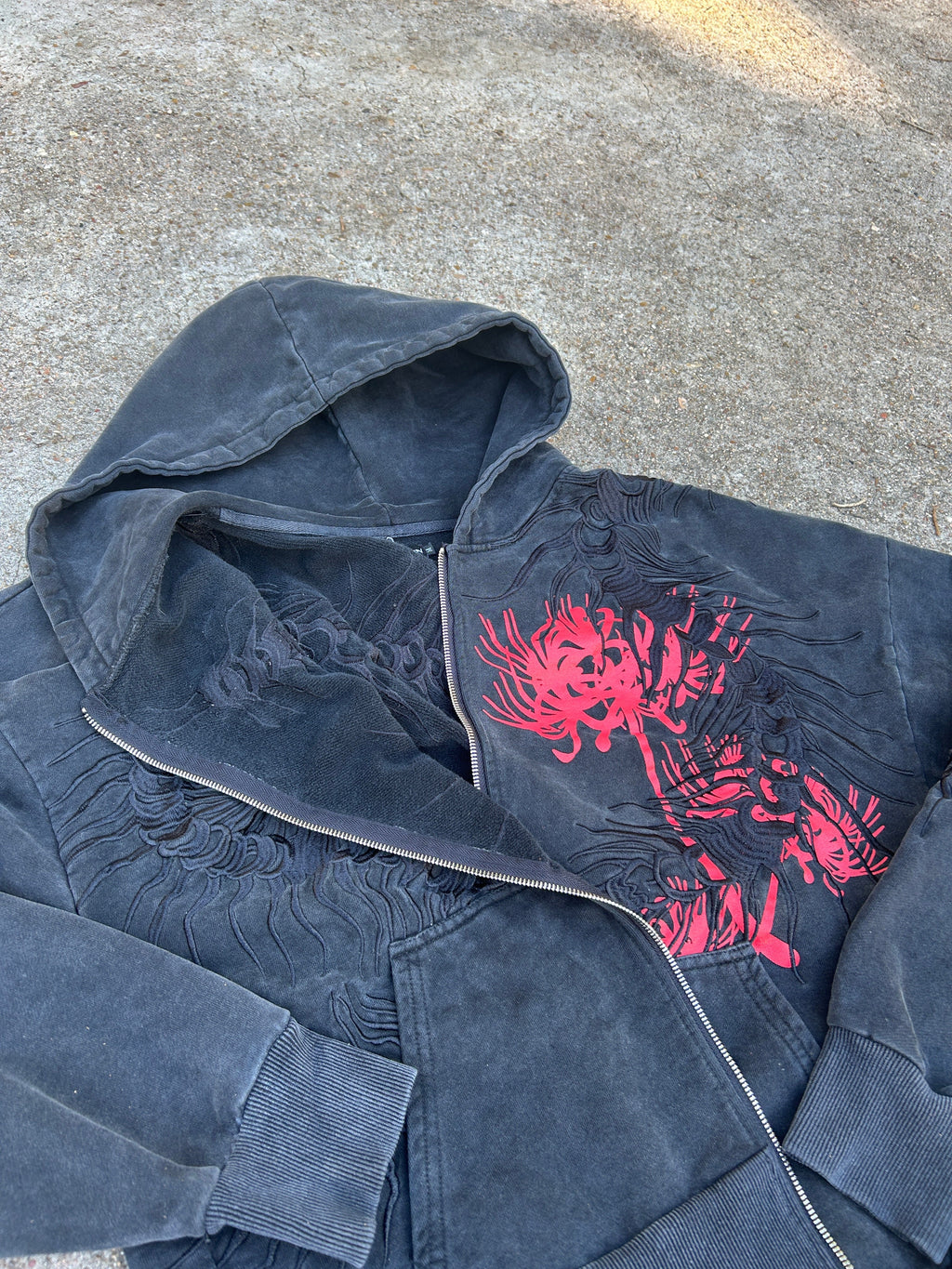 Oversized Centipede Zip Up