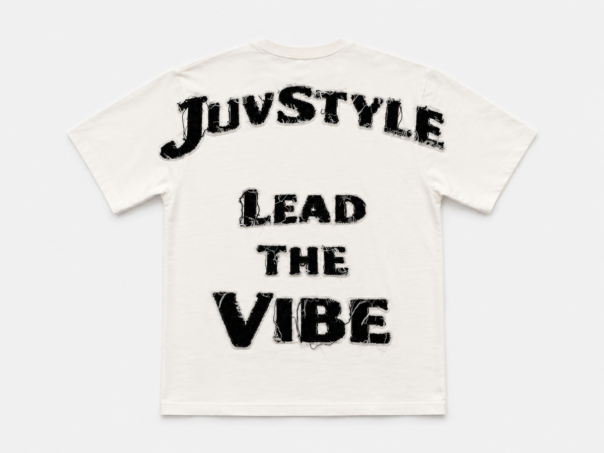 Lead The Vibe Tee black