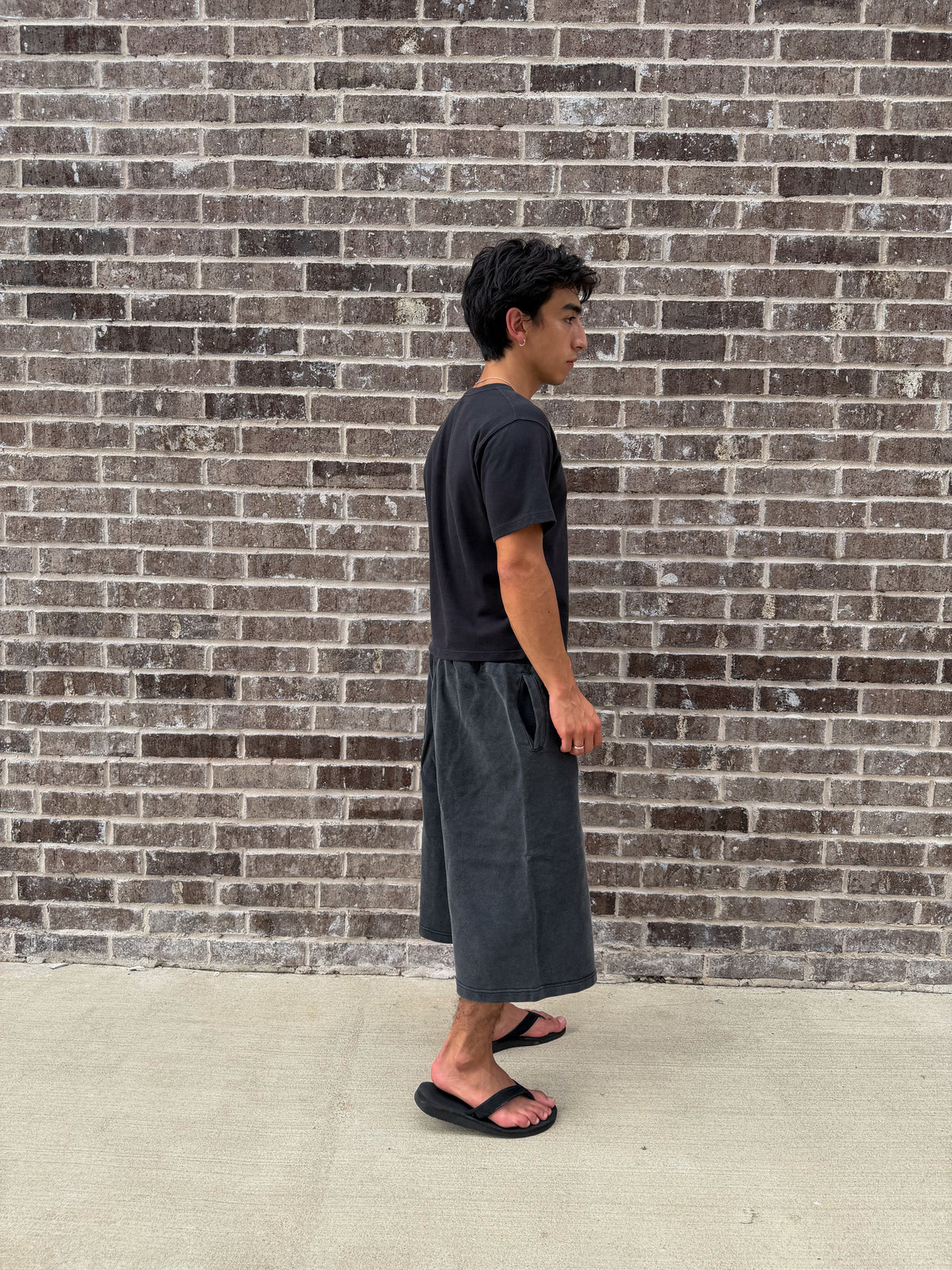 "ghost" sweatshorts