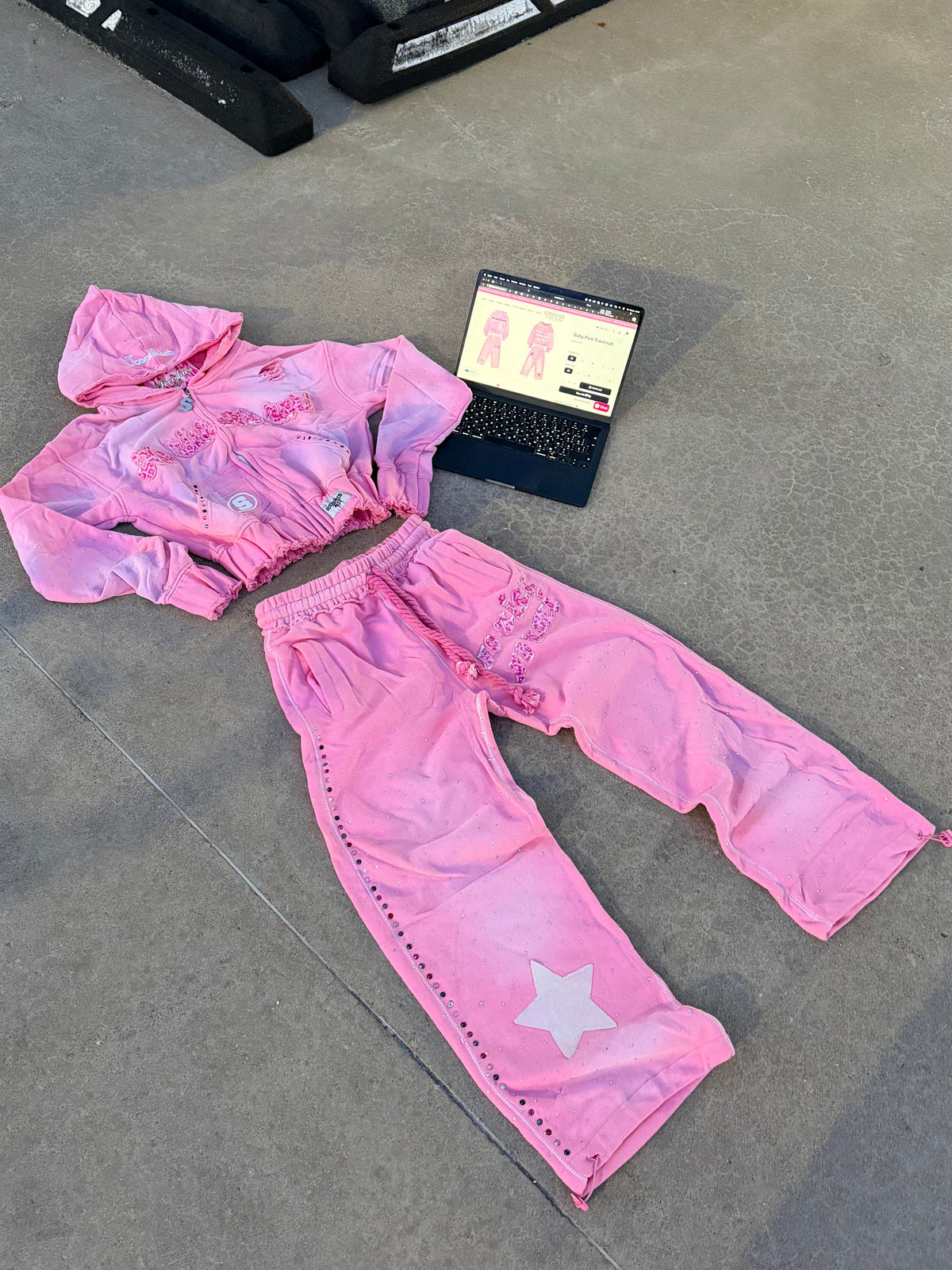 Baby Pink Tracksuit