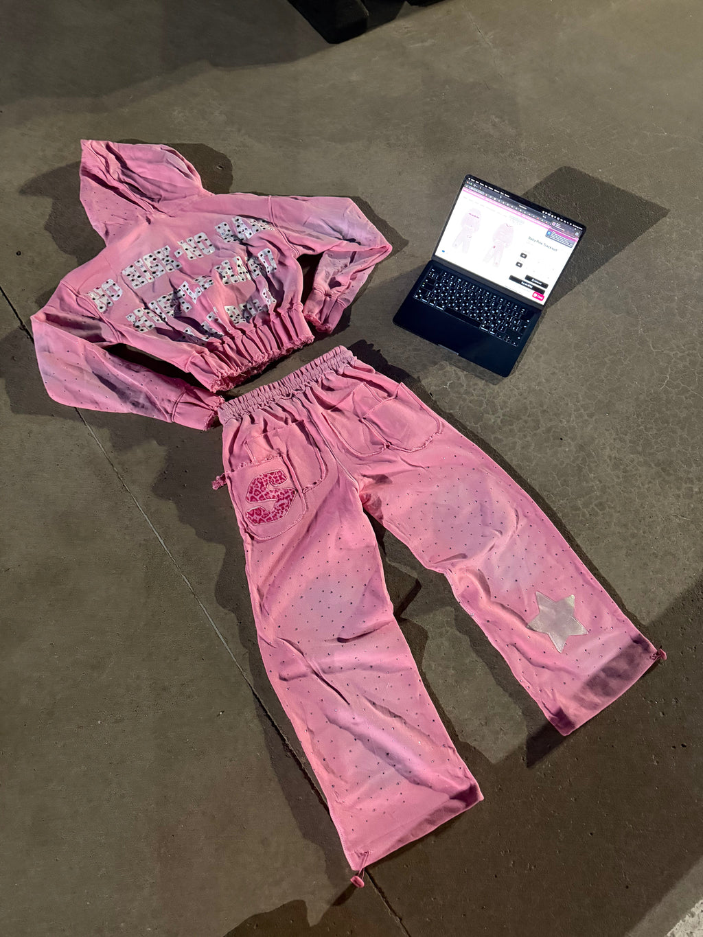 Baby Pink Tracksuit