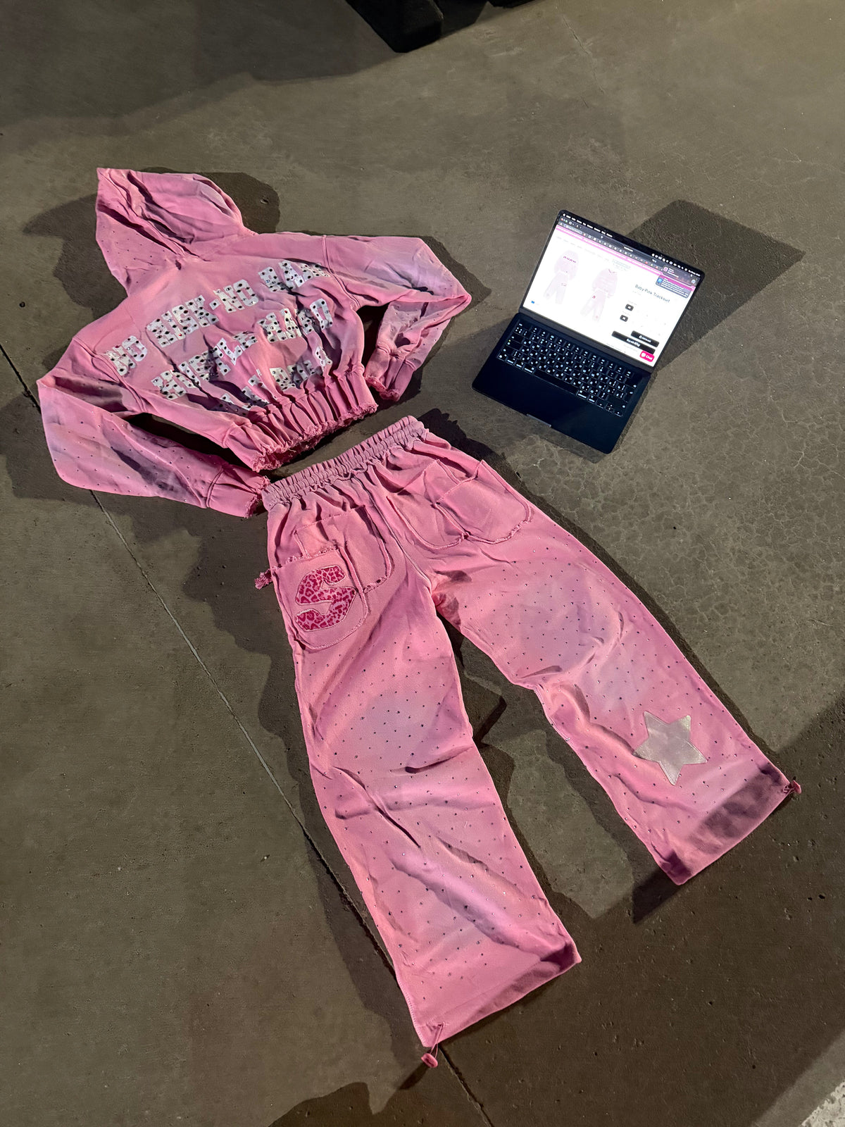 Baby Pink Tracksuit